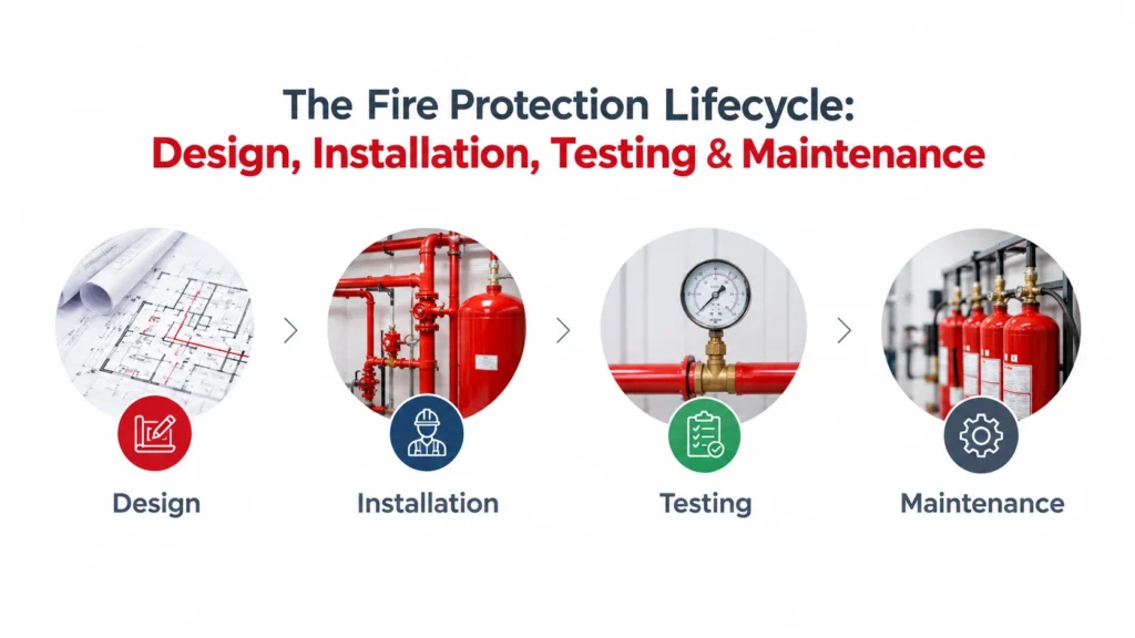 The Fire Protection Lifecycle - Design, Installation, Testing & Maintenance