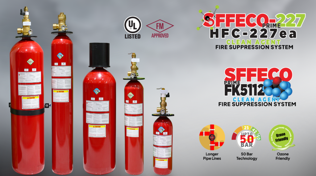 Sffeco Clean Agent & Gas Fire Suppression Systems